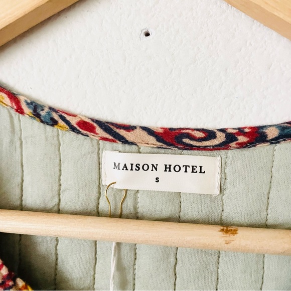 NWT MAISON HOTEL SMALL Eugenie sleeveless patchwork maxi dress in Mullumbimby - Picture 4 of 9